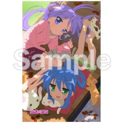 『らき☆すた』らき☆すた タオルケット 泉こなた&柊かがみ(寝そべり)【202508再販】